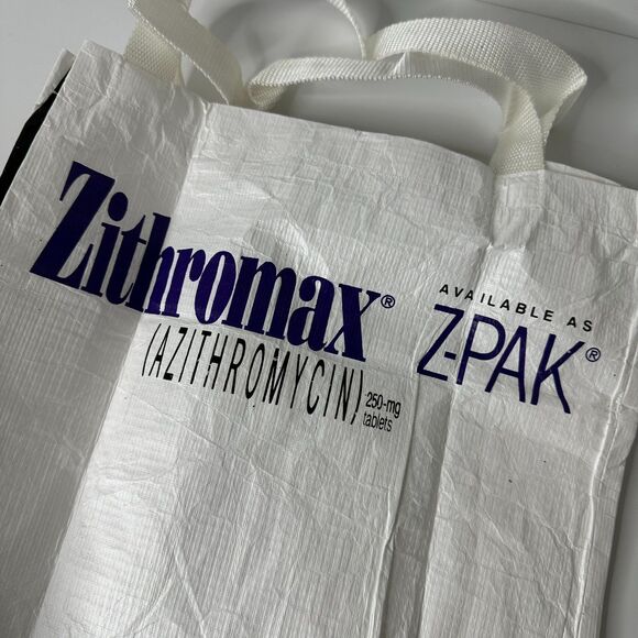 Zithromax Reusable Bag Pharma Rep Promotional Collectible Zebra - Picture 4 of 16